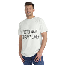 Load image into Gallery viewer, BHFinder 'Want to Play a Game' Organic Unisex Classic T-Shirt